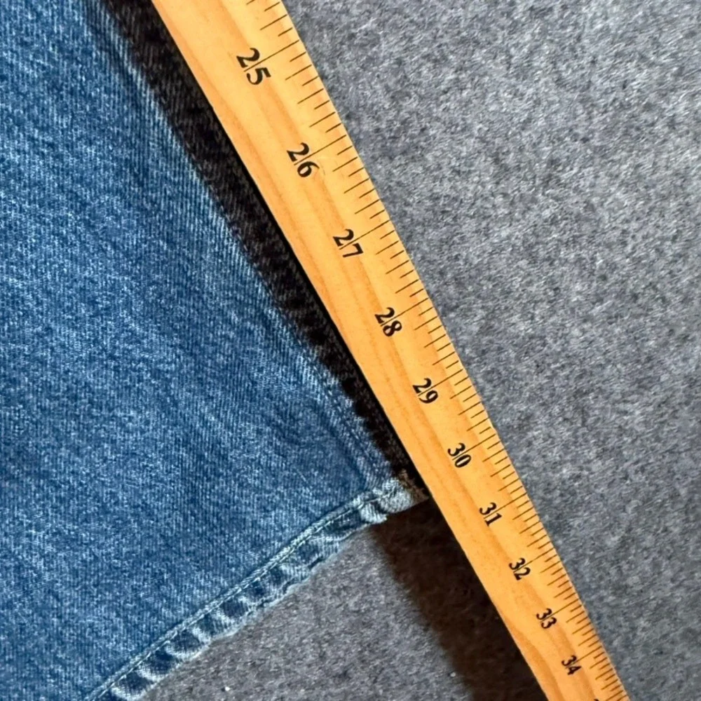 Citizens of Humanity Ayla Baggy Wide Leg Jeans Blue 24 Cotton Rigid Comfy Lux